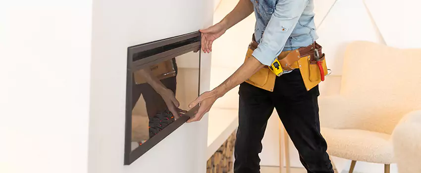 Metal Fireplace Installation in Ypsilanti, Michigan