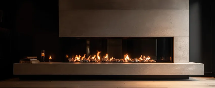 Gas Fireplace Ember Bed Design Services in Ypsilanti, Michigan