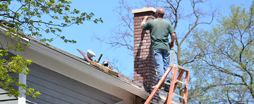 Vinyl and PVC Chimney Flashing Installation in Ypsilanti, MI