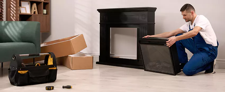 Old Rusted Metal Fireplace Repair And Replacement in Ypsilanti, MI