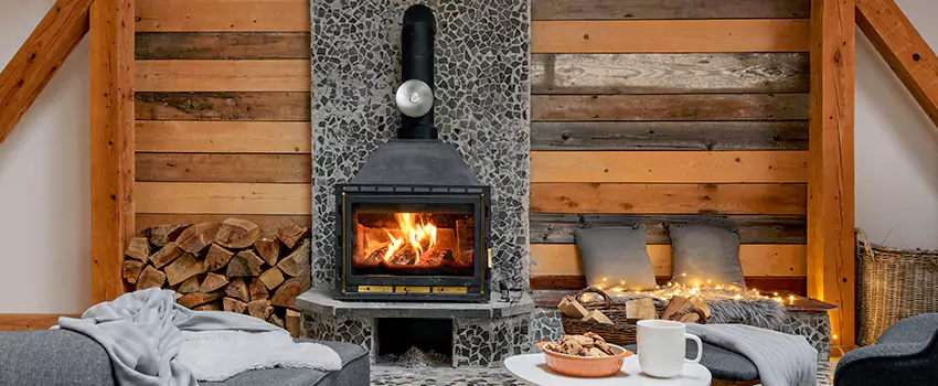 Thelin Hearth Products Direct Vent Gas Stove Fireplace Inspection in Ypsilanti, Michigan